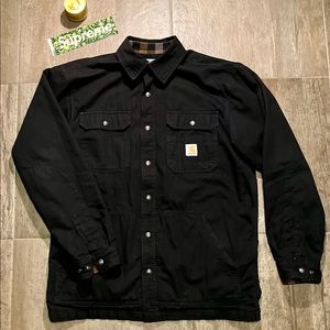 Carhartt Overshirt Jacket Medium black mens